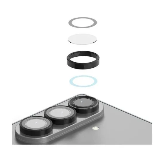 Araraee Camera Lense Ring Protection For Samsung Z Fold 7 - Clear